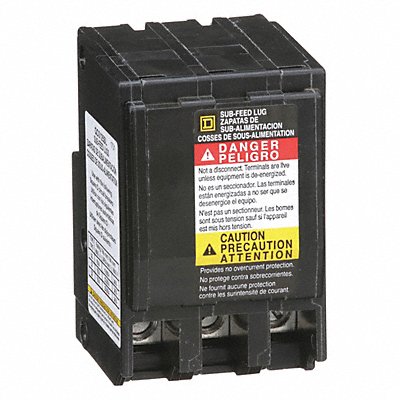SQUARE D QO3125SL Circuit Breaker Subfeed Lug