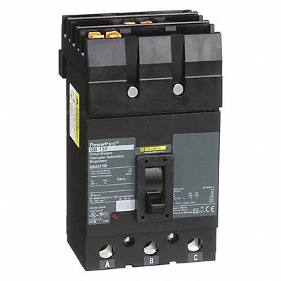 SQUARE D QBA32150 Molded Case Circuit Breaker 240V 150A