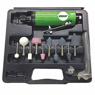 SPEEDAIRE 48MA01 Die Grinder Kit 0.5hp Straight 22 000RPM