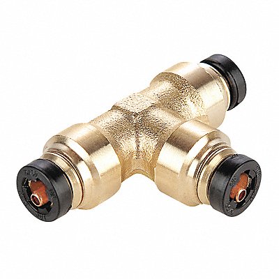 PARKER 164PTC532 Union Tee 5/32 in Tube Size 0.85 in L