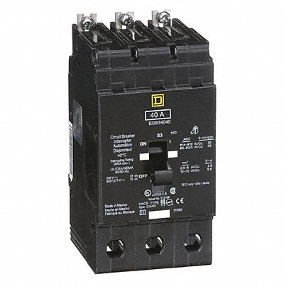 SQUARE D EGB34040 Miniature Circuit Breaker 480Y/277V 40A