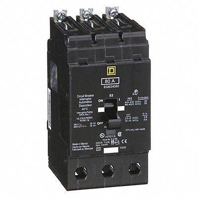 SQUARE D EGB34080 Miniature Circuit Breaker 480Y/277V 80A