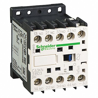 SCHNEIDER ELECTRIC CA3KN31BD3 Control Relay 600Vac 10Amp Iec +Options