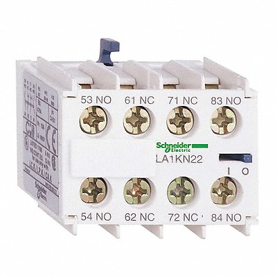 SCHNEIDER ELECTRIC LA1KN31 Contactor+Relay Aux Contact 575Vac 10A
