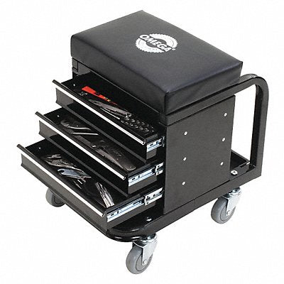 OMEGA 92450 Tool Box Creeper Seat 14-1/2 Wx18-1/4 H