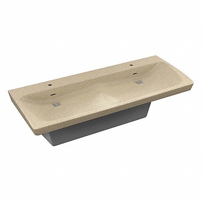 BRADLEY S93730 Bradley Sink Rectangle 55inx21-5/8inx4-3/8in