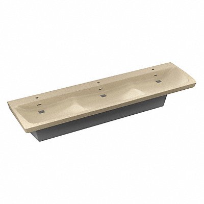 BRADLEY S93733 Bradley Sink Rectangle 85inx21-5/8inx4-3/8in