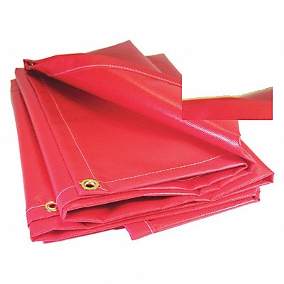 MAURITZON DARSAL021214 Tarp Red 12 x 14 ft Cut Size