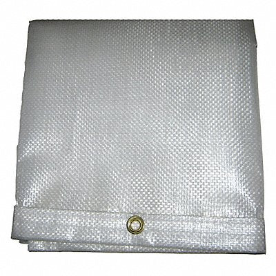 MAURITZON ITP020325 Tarp Black/Silver 3 x 25 ft Cut Size
