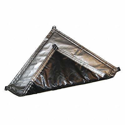 MAURITZON ITP021012 Tarp Black/Silver 10 x 12 ft Cut Size