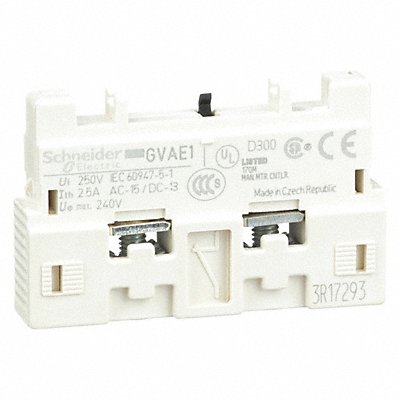 SCHNEIDER GVAE1 Auxiliary Contact NO/1NC 2.5 A