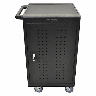 LUXOR LLTM30B Charging Cart Steel 30 24-1/2 in W