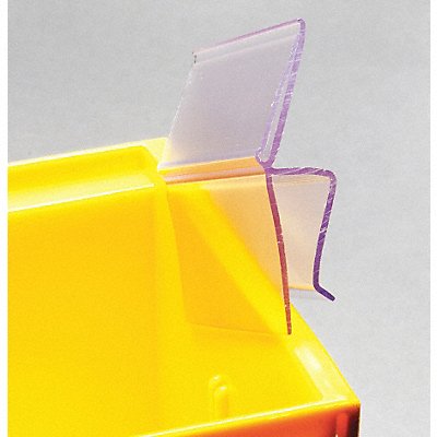AIGNER BC13 Label Holder Clear Smooth Slide-In PK25