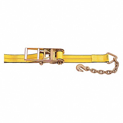 KINEDYNE 553040GRA Ratchet Strap Grab-Hook Yellow