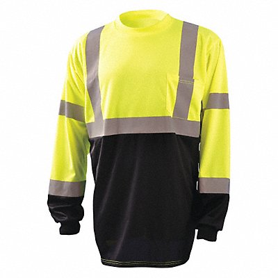OCCUNOMIX LUXLSETPBKY4X T-Shirt Hi-Vis Yellow 64 in Chest 4XL