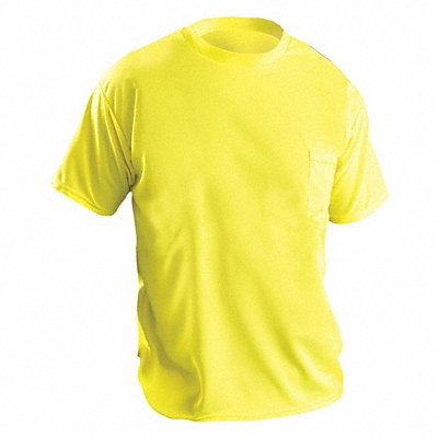 OCCUNOMIX LUXXSSPBYL K7956 T-Shirt Hi-Vis Yellow 29 in L L