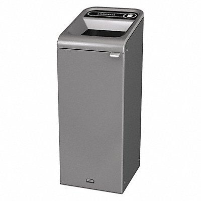 RUBBERMAID COMMERCIAL PRODUCTS 1961614 Recycle Container Rectangle 15 gal Grey