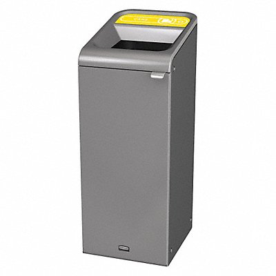 RUBBERMAID COMMERCIAL PRODUCTS 1961619 Recycle Container Rectangle 15 gal Grey