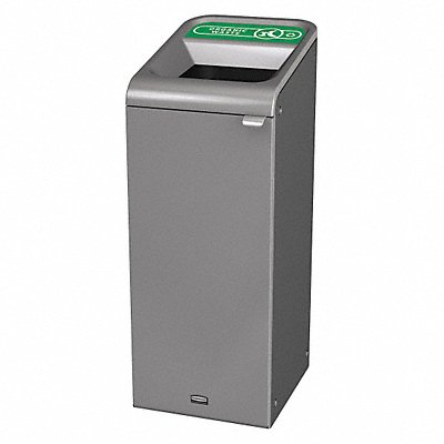 RUBBERMAID COMMERCIAL PRODUCTS 1961620 Recycle Container Rectangle 15 gal Grey