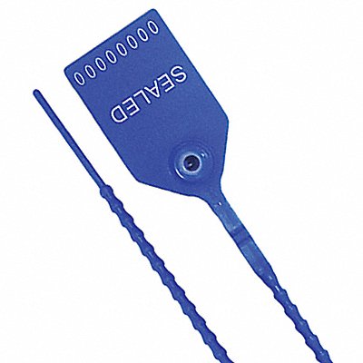 UNIVERSEAL UPULLHD18BLUE100 Pull-Tight Seals Blue Plastic PK100