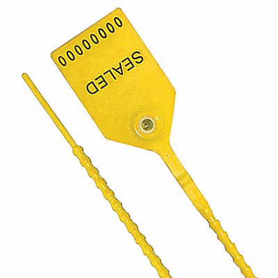 UNIVERSEAL UPULLHD12YELLOW100 Pull-Tight Seals Yellow Plastic PK100
