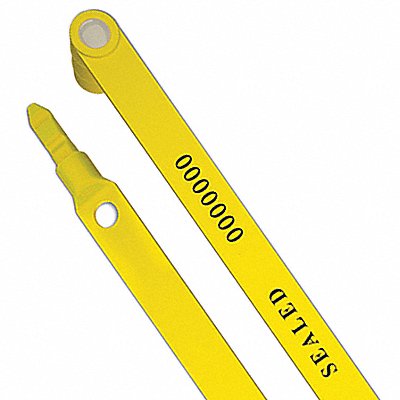 UNIVERSEAL UFRTSYELLOW50 Strap Seals Yellow Plastic PK50