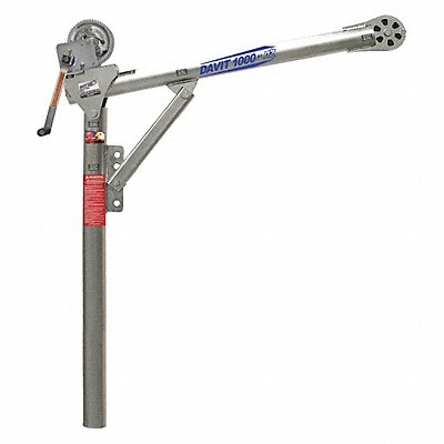 OZ LIFTING PRODUCTS OZ1000DAV Davit Crane 1000 lb 27.5in to 42in Reach