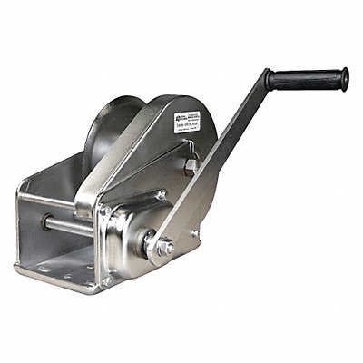 OZ LIFTING PRODUCTS OZ2000BWSS Hand Winch 2000 lb 7-7/8 in Overall W