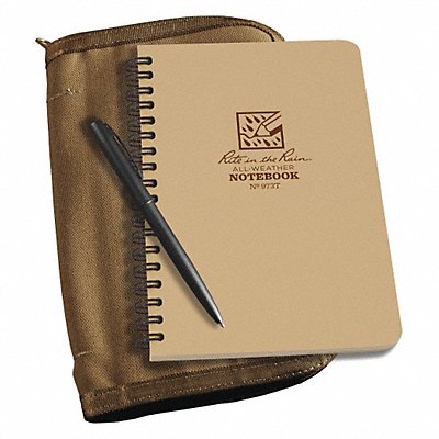 RITE IN THE RAIN 973TKIT Notebook Kit 4-5/8 in x 7 in Sheet 32lb