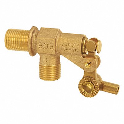 BOB R70034 Float Valve 3/4 in Bulkhead Brass MNPT