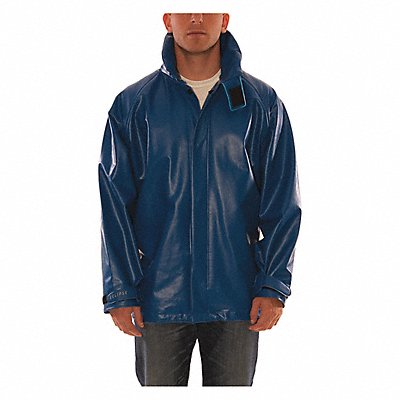 TINGLEY J44241 Flame-Resistant Jacket Blue 5XL 33 in L