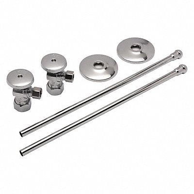 ZURN Z8804XLLRQPC Supply Stop Chrome Inlet Size 1/2 in.