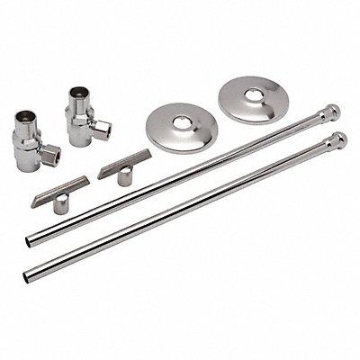 ZURN Z8806XLLRLKPC Angle Supply Stop Chrome 2-3/4 in L FC