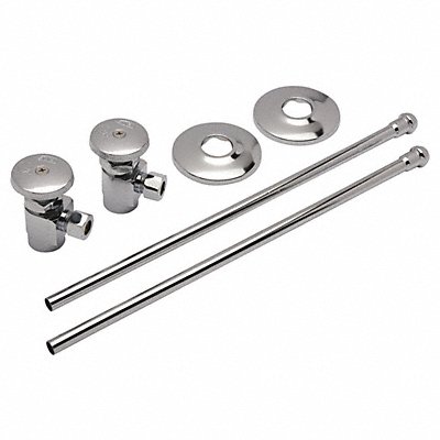 ZURN ZH8822XLLRPC Angle Supply Stop Chrome 2-1/2 in L
