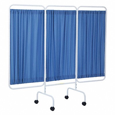R B WIRE PRODUCTS INC. PSS3CAMBF Privacy Screen 3 Panel 69inH Blue
