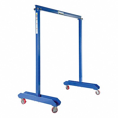 GRAINGER FPG20 Portable Gantry Crane Steel Blue 2000lb.