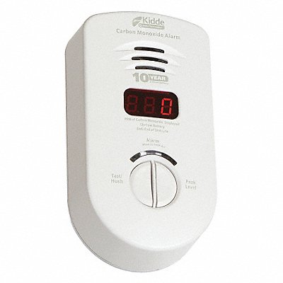 KIDDE KNCOPDP10YL CO2 Alarm 3V Alkaline Electrochemical