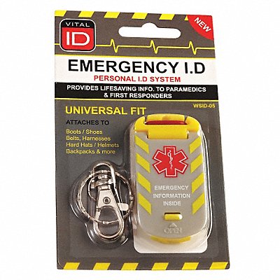VITAL ID WSID05 Worker ID Card 2-23/64 x1-3/16 PK10