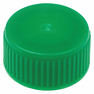 CELLTREAT 229451 Cap 22 mm Dia Green PK500