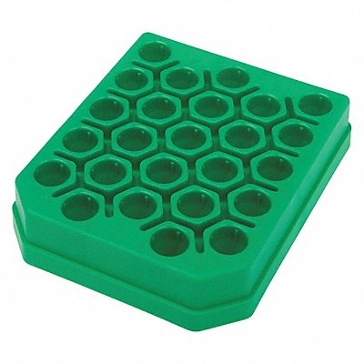 CELLTREAT 229419 Centrifuge Tube Rack Green 15cm L PK5