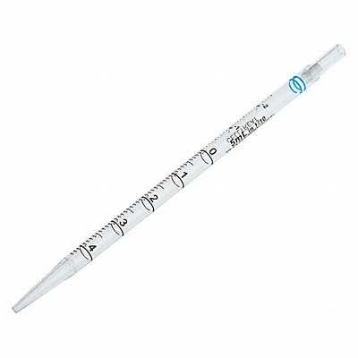 LAB SAFETY SUPPLY 667206B Pipette Plastic Blue 23.5 cm L PK200