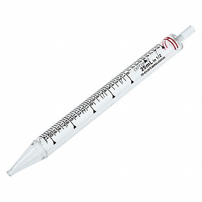 LAB SAFETY SUPPLY 667226B Pipette Plastic Class A 23.5 cm L PK100