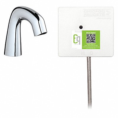 CHICAGO FAUCETS EQA11A11ABCP Mid Arc Chrome Chicago Faucets EQ Curved