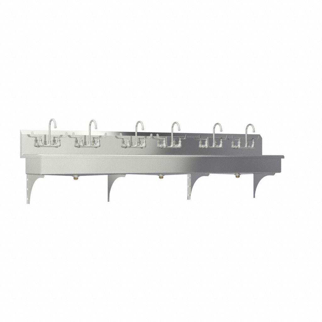 SANI-LAV 512WFL05 SaniLav Wall Wash Rec 117inx16-1/2inx8in