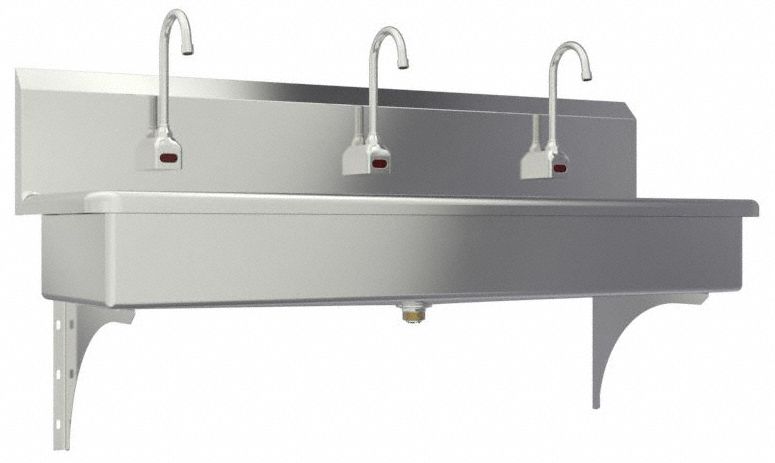 SANI-LAV 56WAL05 SaniLav Wash Station Rectangular 57inx16-1/2inx8in