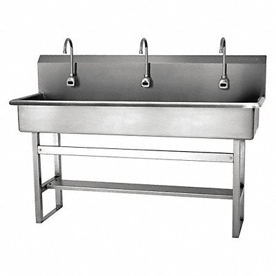 SANI-LAV 56FBL05 SaniLav Wash Station Rectangular 57inx16-1/2inx8in