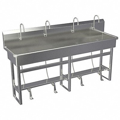 SANI-LAV 58F105 SaniLav Wash Station Rectangular 77inx16-1/2inx8in