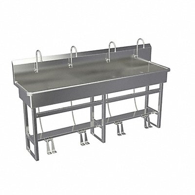 SANI-LAV 58FSL05 SaniLav Wash Station Rectangular 77inx16-1/2inx8in