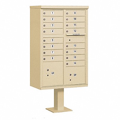 SALSBURY INDUSTRIES 3316SANU Cluster Box Unit Sandstone 18 Doors