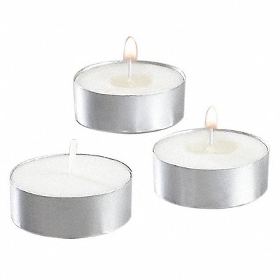 STERNO 40100 Tea Lights 1 1/2 in L Cream PK500